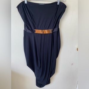 Charlotte Russe black 90’s strapless dress